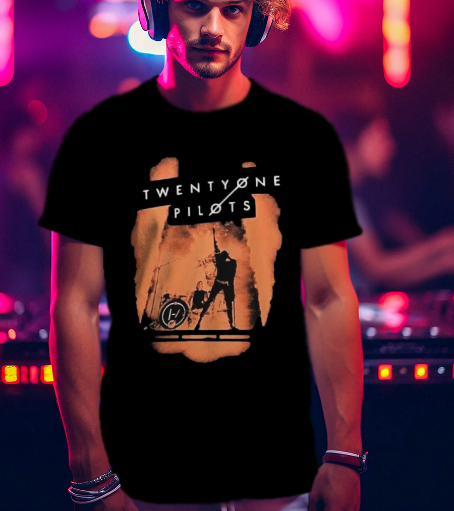 Twenty One Pilots 2017 Emotional Roadshow Tour Josh T-Shirt