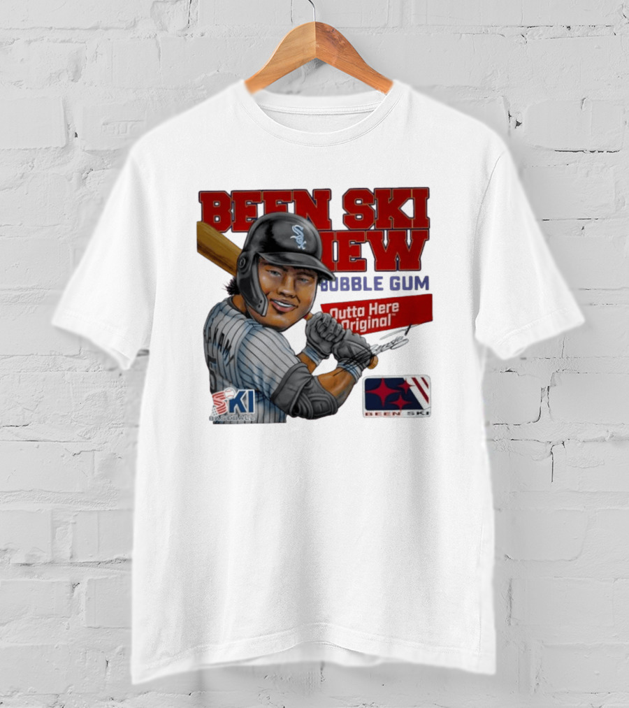 Been Ski View Bubble Gum Outta Here Baseball Original T-Shirt