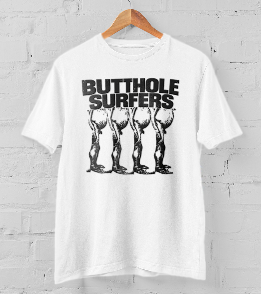 Butthole Surfers Distorted Human Legs Quartet T-Shirt