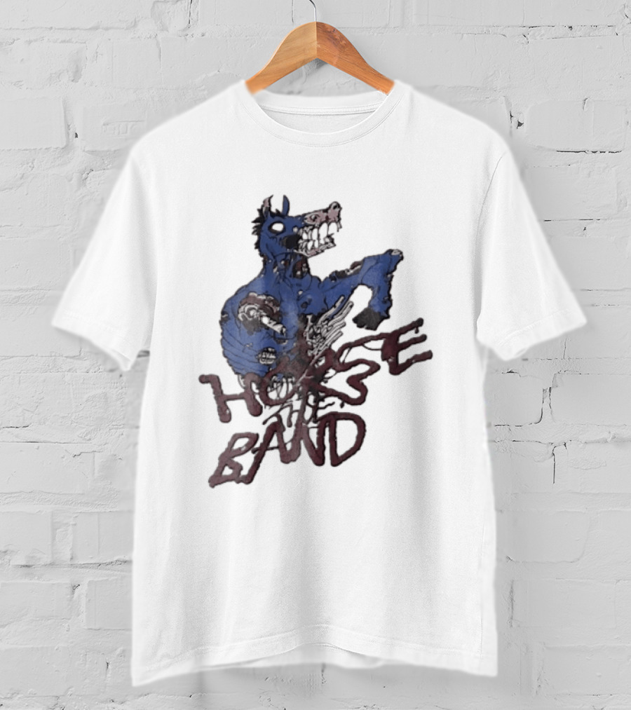 Horse The Band Zombie Horse Creature Monster T-Shirt