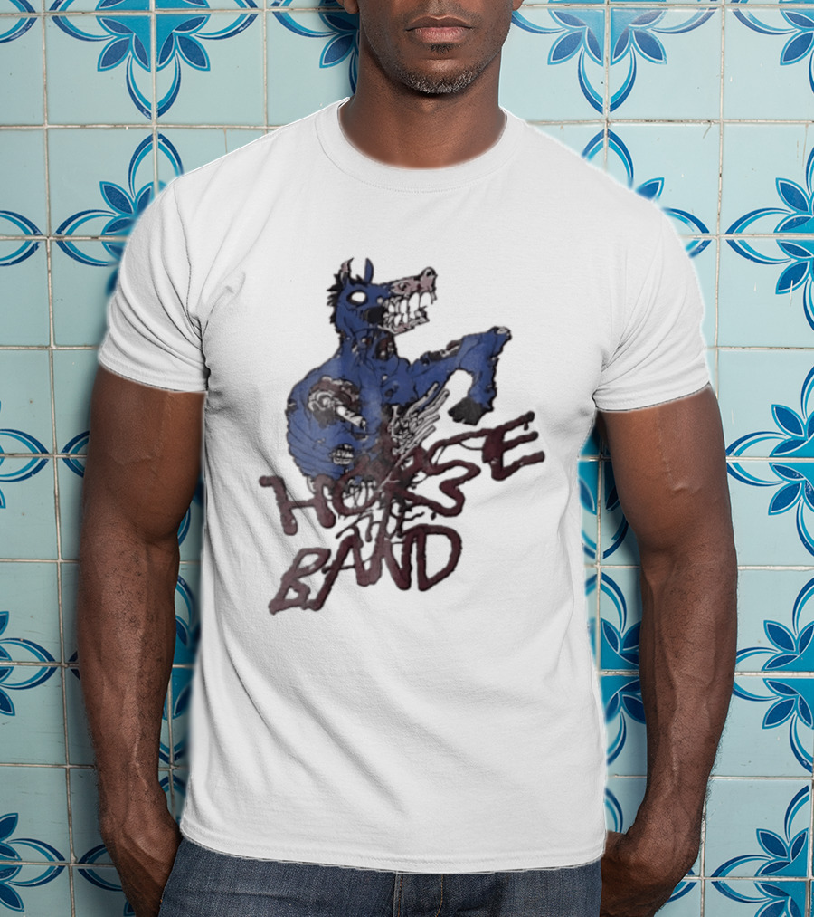 Horse The Band Zombie Horse Creature Monster T-Shirt