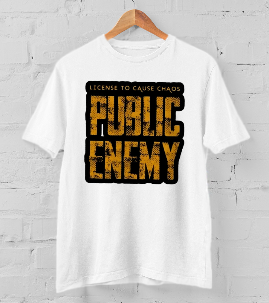 License To Cause Chaos Public Enemy T-Shirt