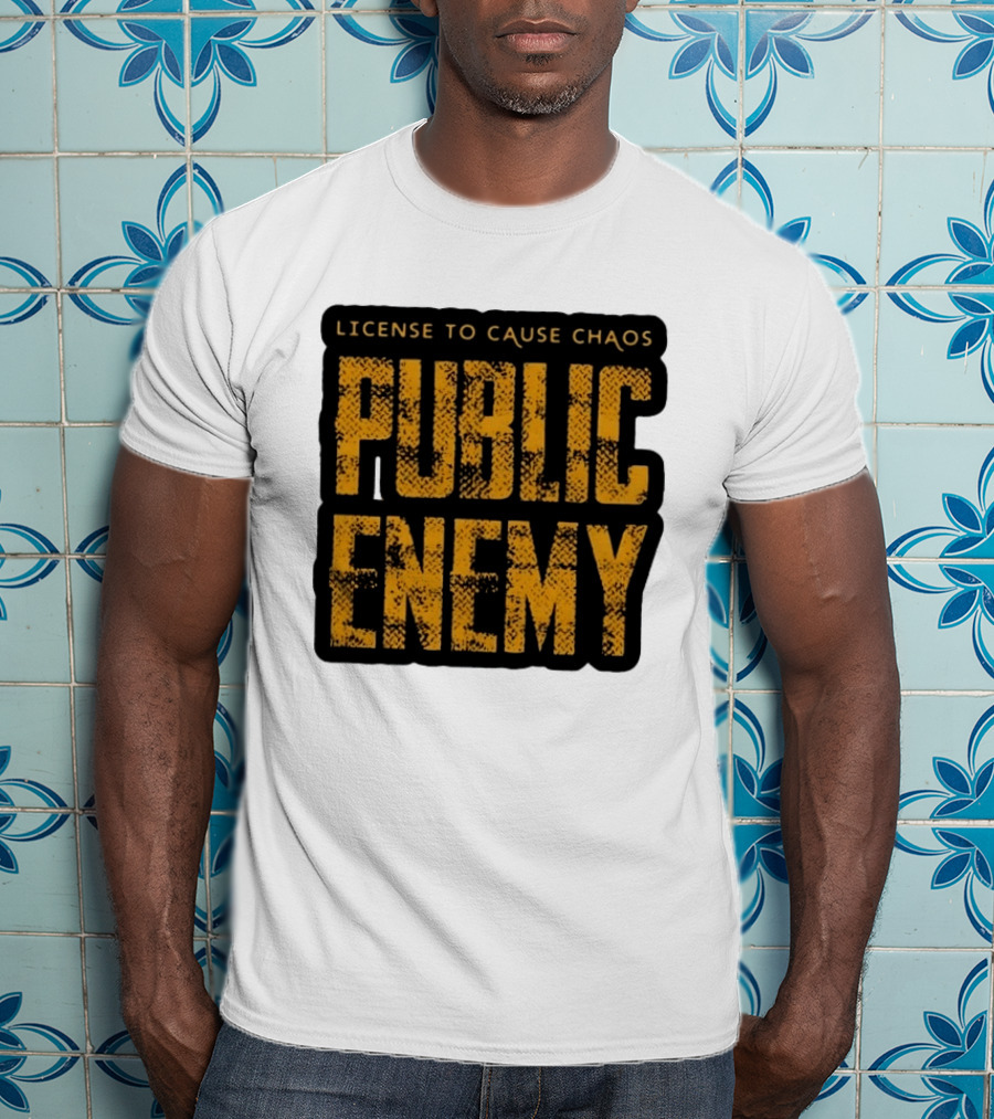 License To Cause Chaos Public Enemy T-Shirt