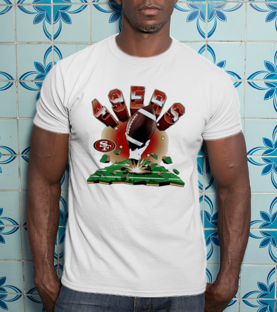 San Francisco 49ers Explosive Football 2026 Clubhouse T-Shirt