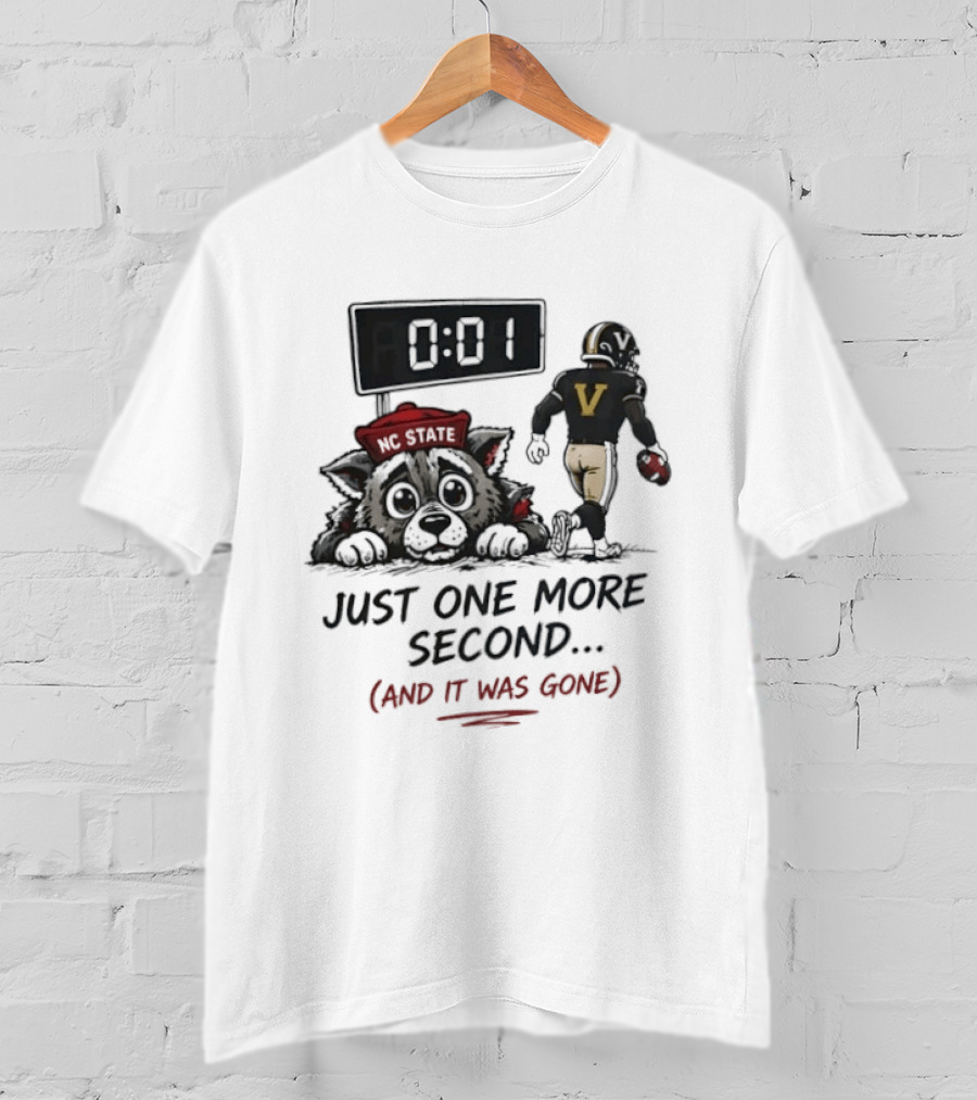 Vanderbilt Commodores Victory Over NC State Wolfpack Last Second Win NCAA 2026 T-Shirt