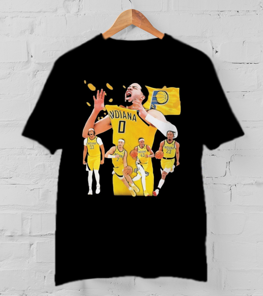 Indiana Pacers Players Collage NBA 2026 Pacer T-Shirt