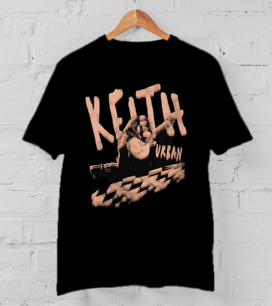 Keith Urban Checkered Guitarist T-Shirt