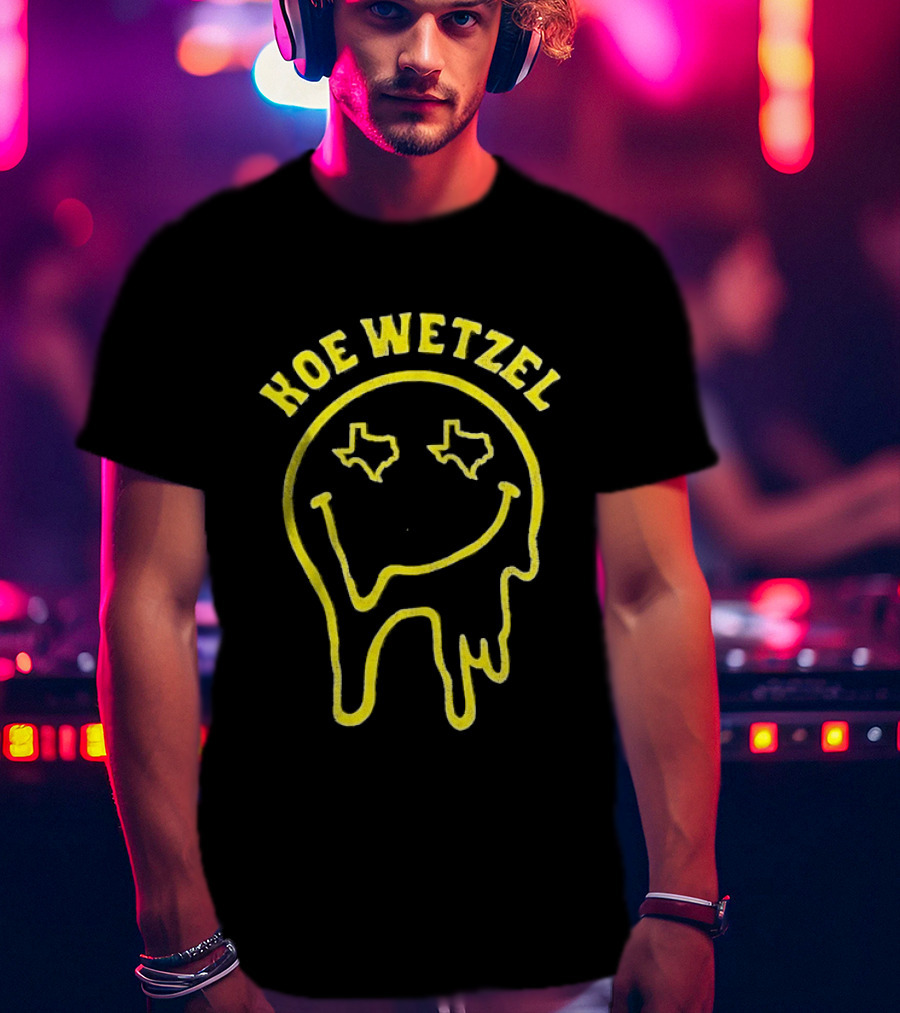 Koe Wetzel Drippy Smiley Star Eyes T-Shirt