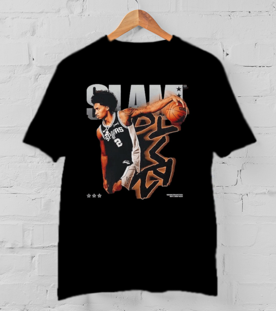 SLAM 264 Dylan Harper San Antonio Spurs Script Remix 2026 T-Shirt