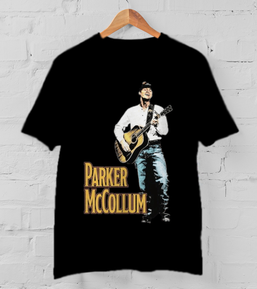 Parker McCollum Acoustic Performance Deluxe Guitar Photo T-Shirt