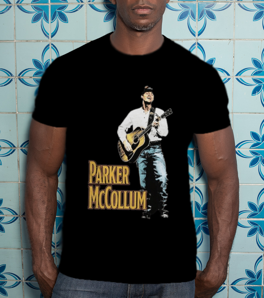 Parker McCollum Acoustic Performance Deluxe Guitar Photo T-Shirt