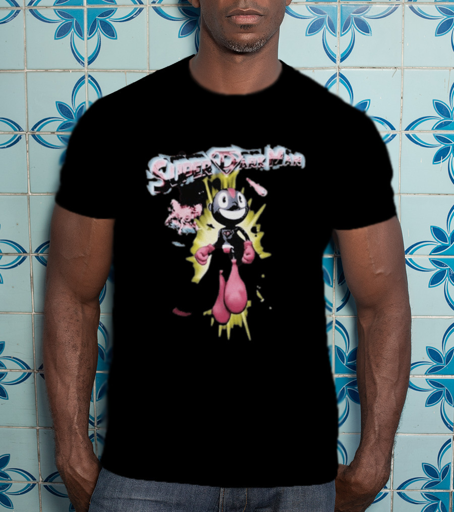 Super Dark Man Lil Darkie Character Art Explosion T-Shirt