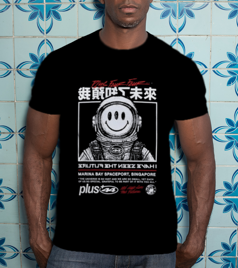 Plus44 Marina Bay Spaceport Singapore Future Astronaut T-Shirt