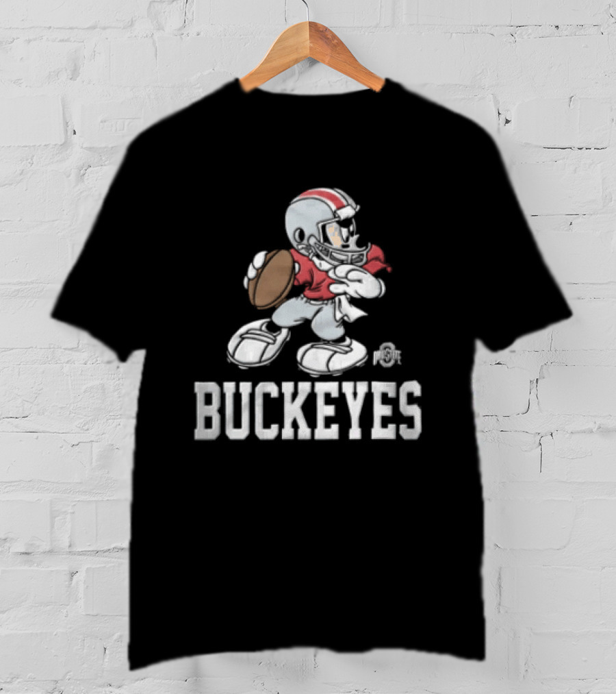 Ohio State Buckeyes Mickey Mouse Football Uniform T-Shirt