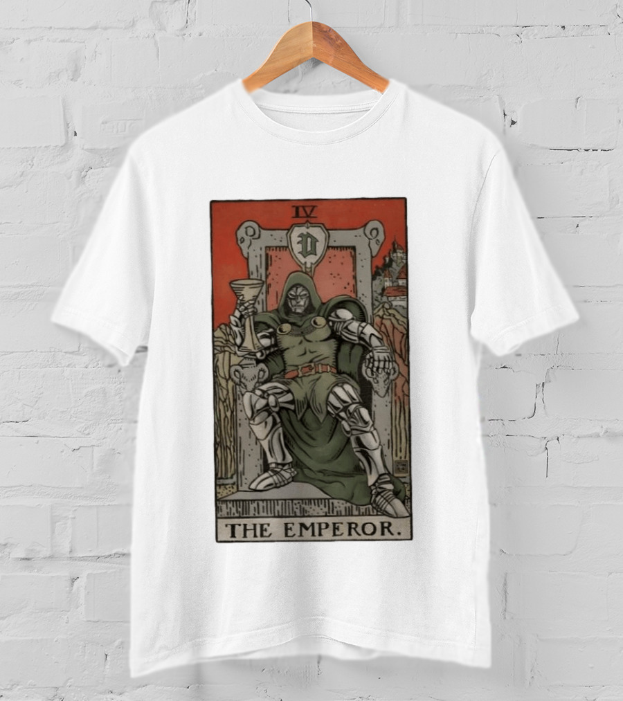 Doctor Doom IV Tarot Card The Emperor Marvel T-Shirt