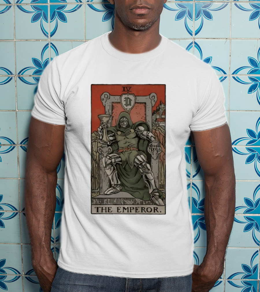 Doctor Doom IV Tarot Card The Emperor Marvel T-Shirt