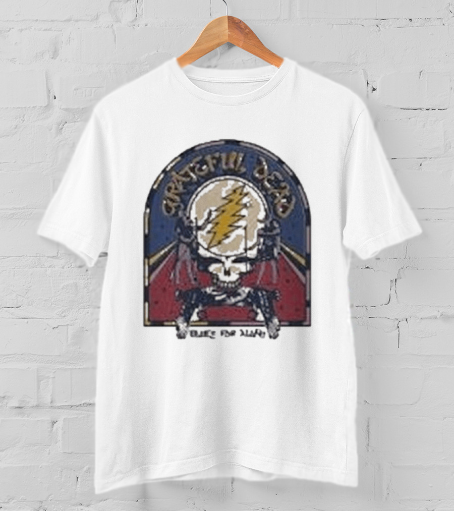 Grateful Dead Blues For Allah Skull Lightning Bolt T-Shirt