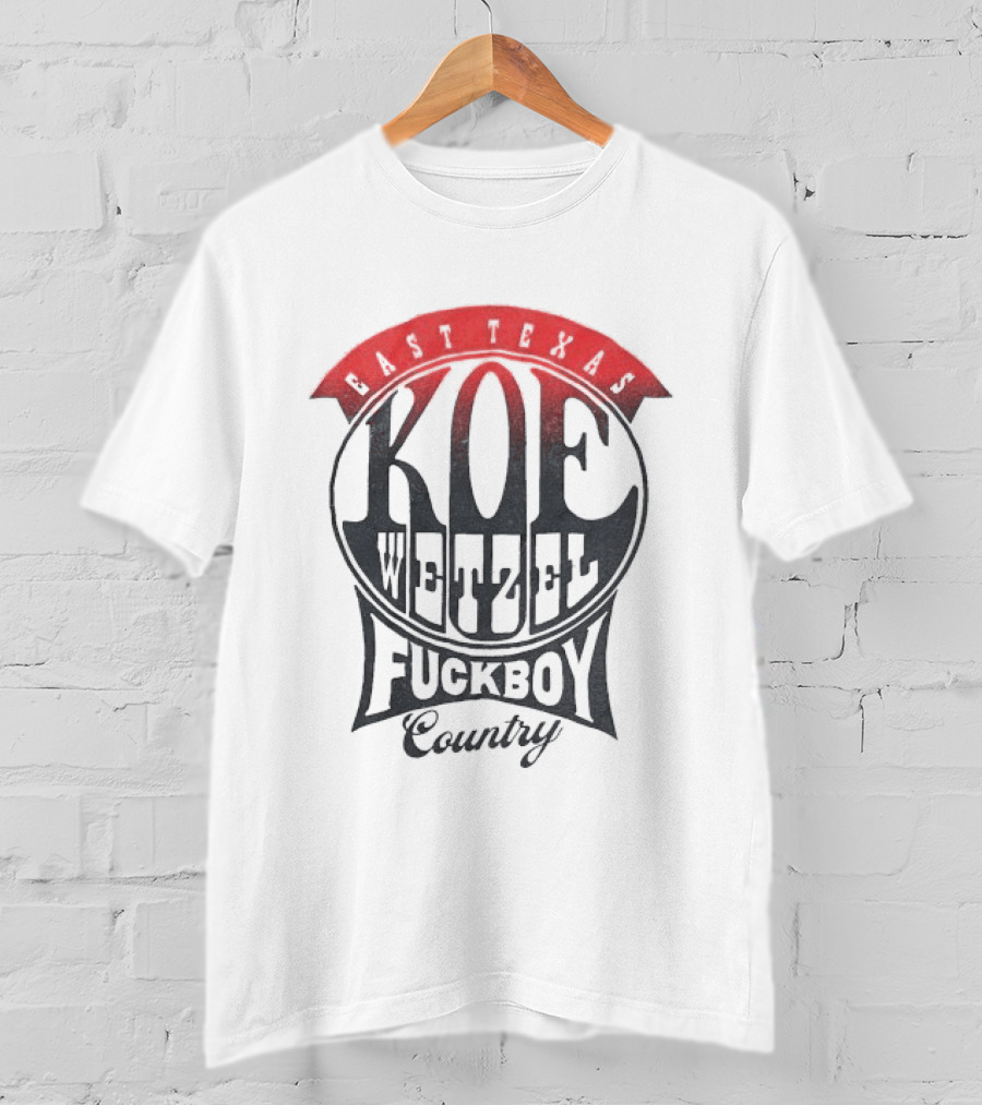 Koe Wetzel East Texas Fuckboy Country Bowtie T-Shirt