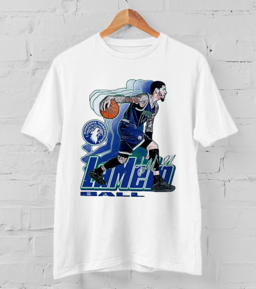 Minnesota Timberwolves LaMelo Ball 2026 Basketball T-Shirt