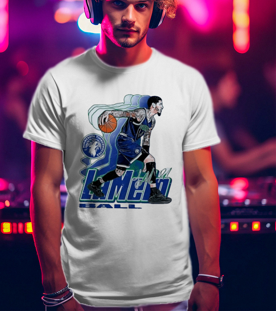 Minnesota Timberwolves LaMelo Ball 2026 Basketball T-Shirt