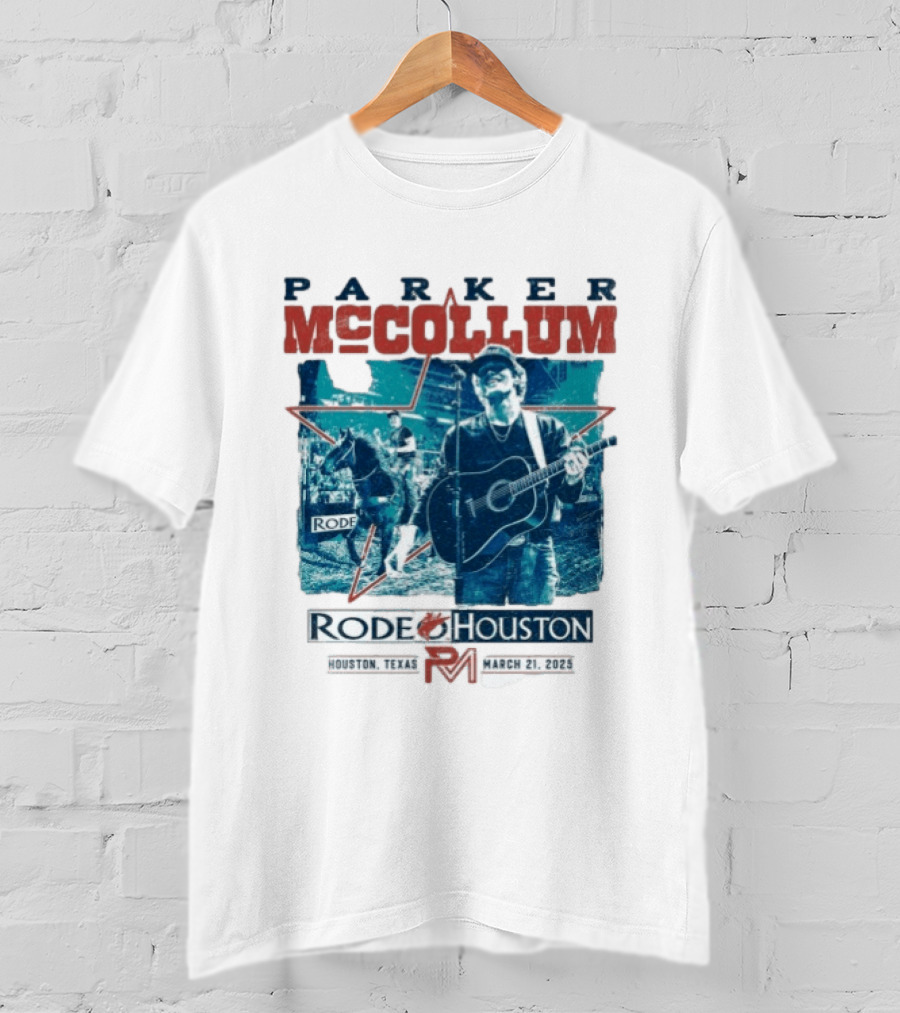 Parker McCollum Live At Rodeo Houston Texas March 21 2025 T-Shirt