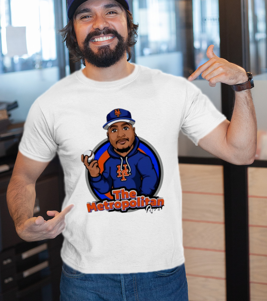 The Metropolitan Report New York Mets Baseball Fan T-Shirt