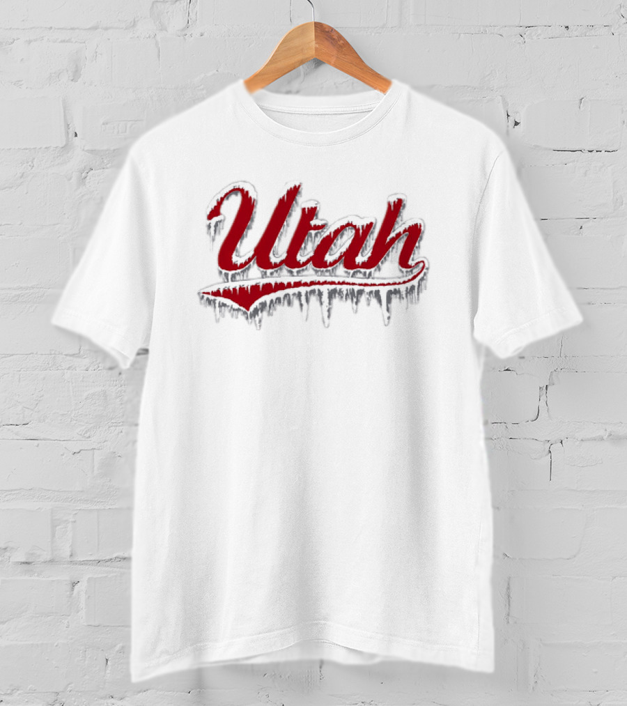Utah Ice Out Frozen Lettering T-Shirt