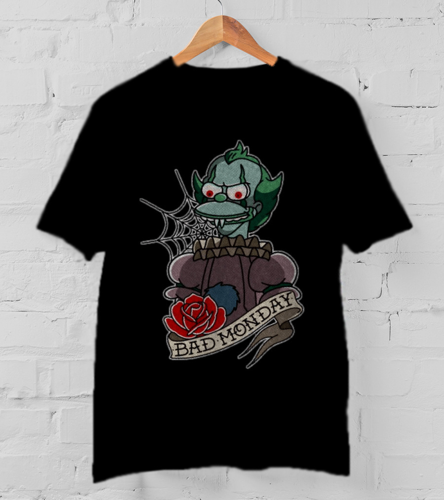 Bad Monday Krusto Spider Clown Rose T-Shirt