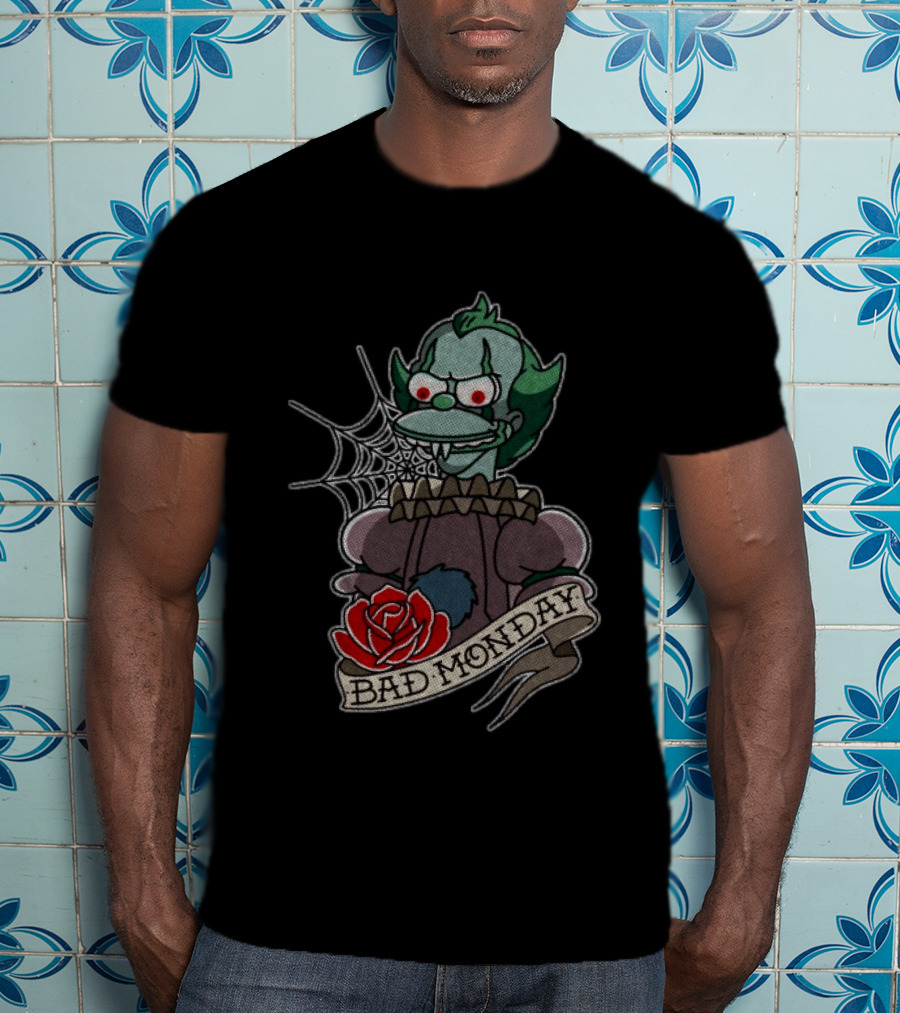 Bad Monday Krusto Spider Clown Rose T-Shirt