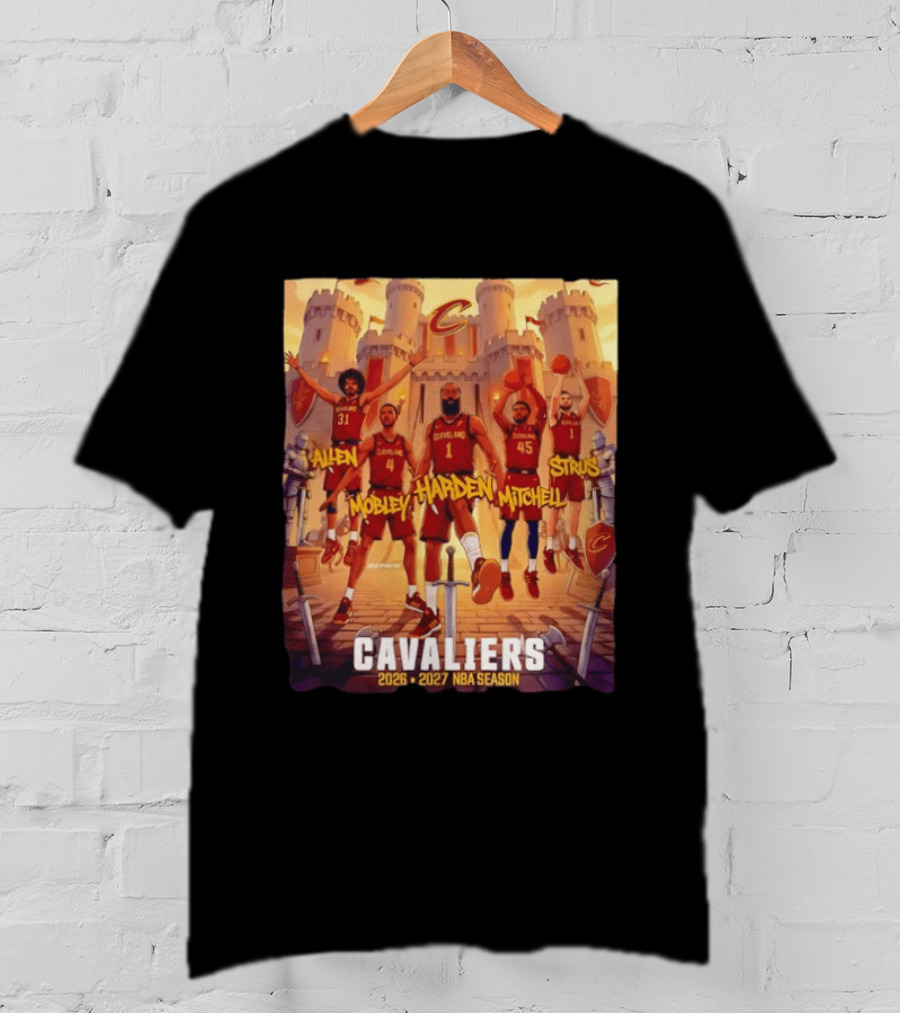 Cleveland Cavaliers 2026 2027 NBA Season Harden Mitchell Mobley Allen Strus Basketball Team Cavaliers T-Shirt