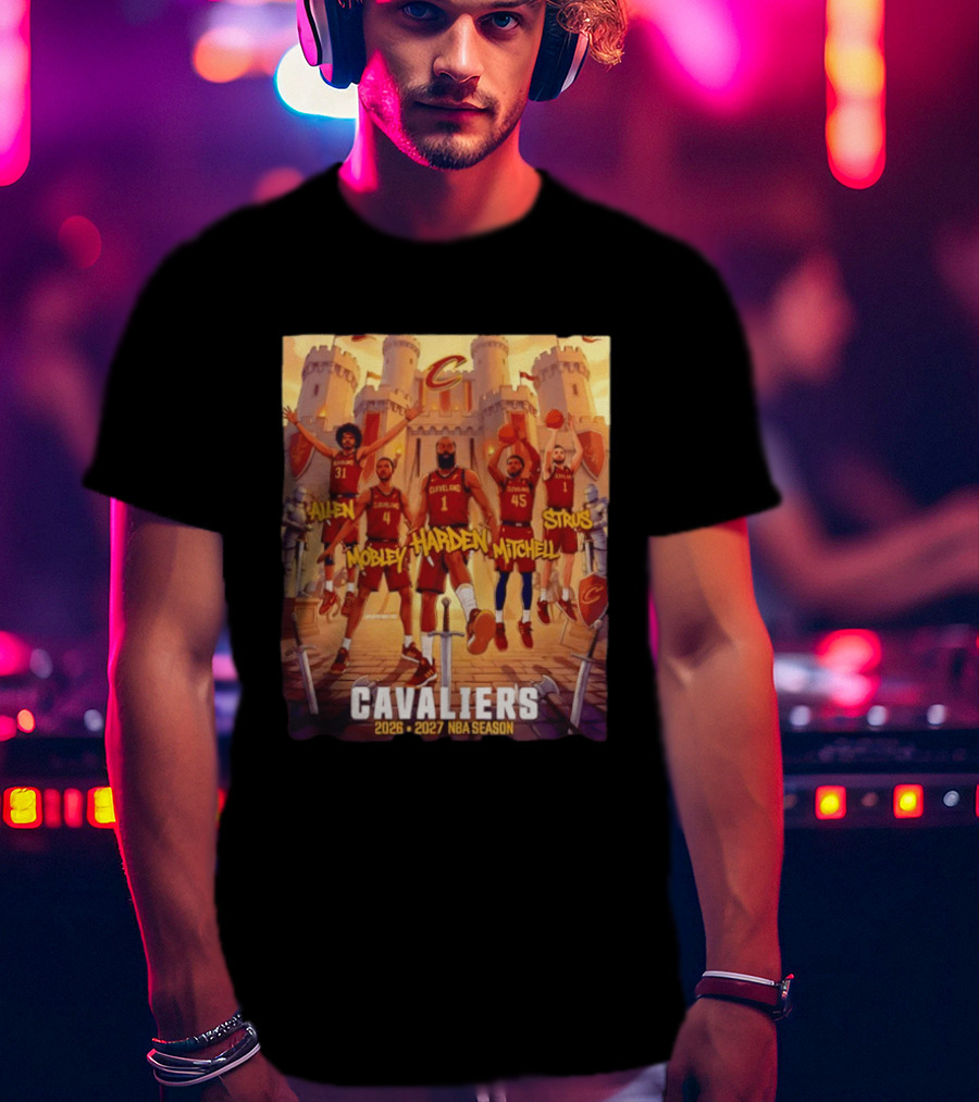 Cleveland Cavaliers 2026 2027 NBA Season Harden Mitchell Mobley Allen Strus Basketball Team Cavaliers T-Shirt