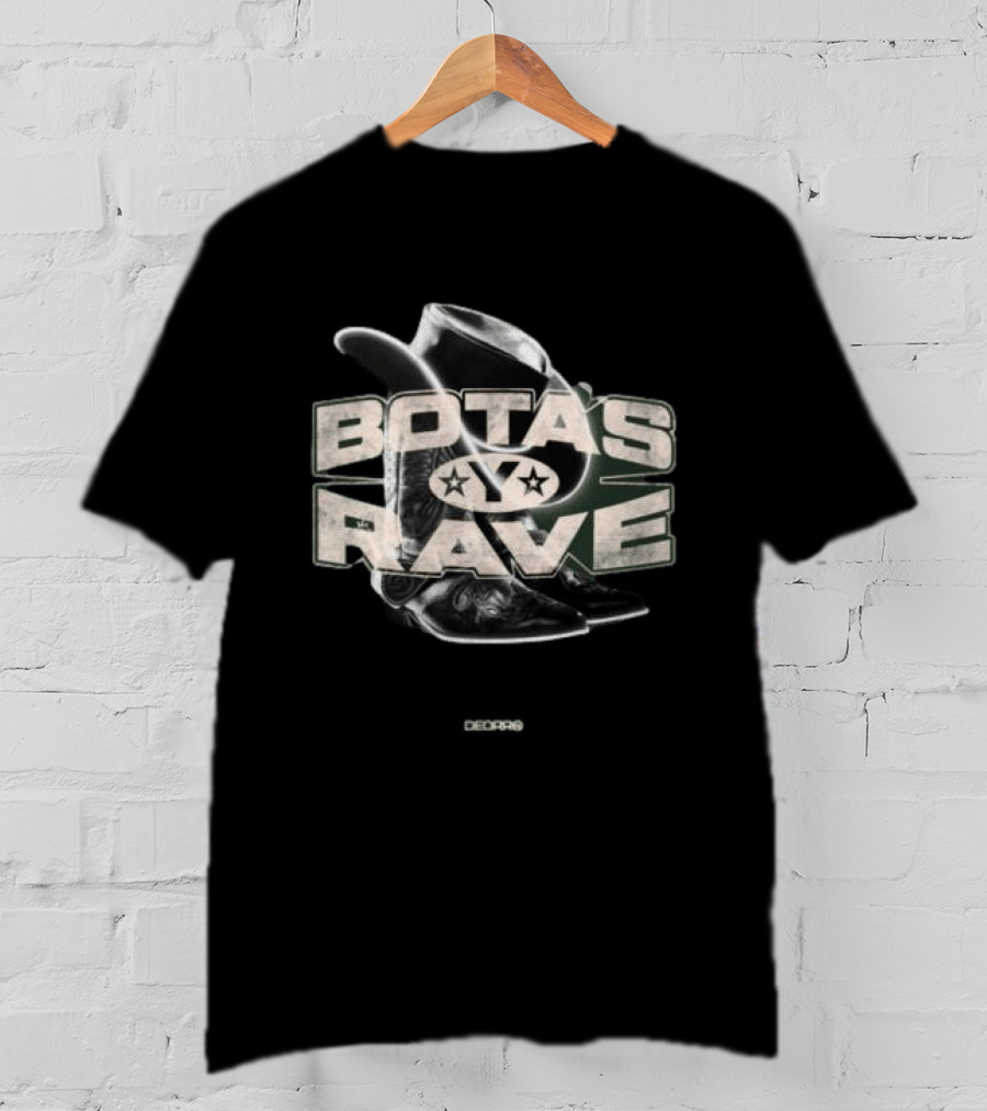Deorro Store Botas Y Rave Cowboy Boots Forrest Green T-Shirt