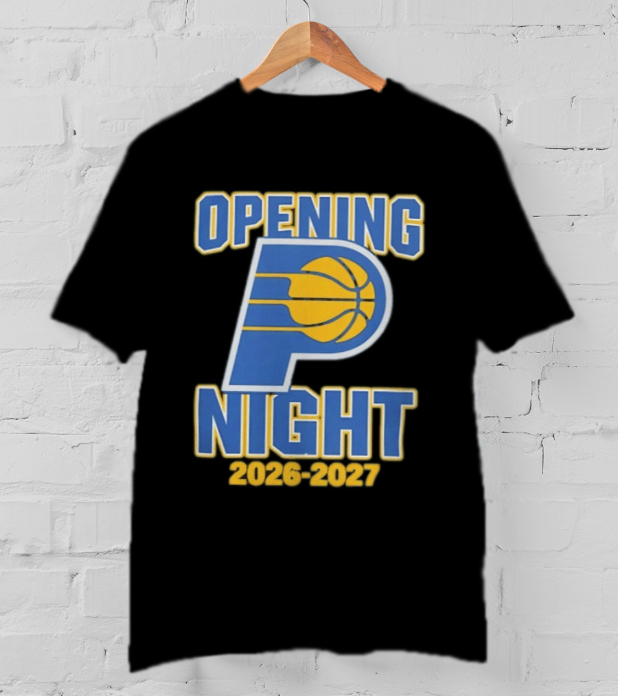 Indiana Pacers Opening Night 2026 2027 T-Shirt