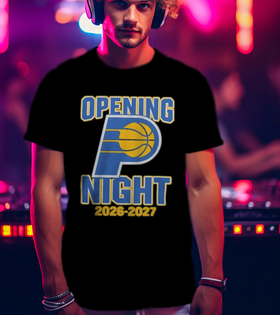 Indiana Pacers Opening Night 2026 2027 T-Shirt