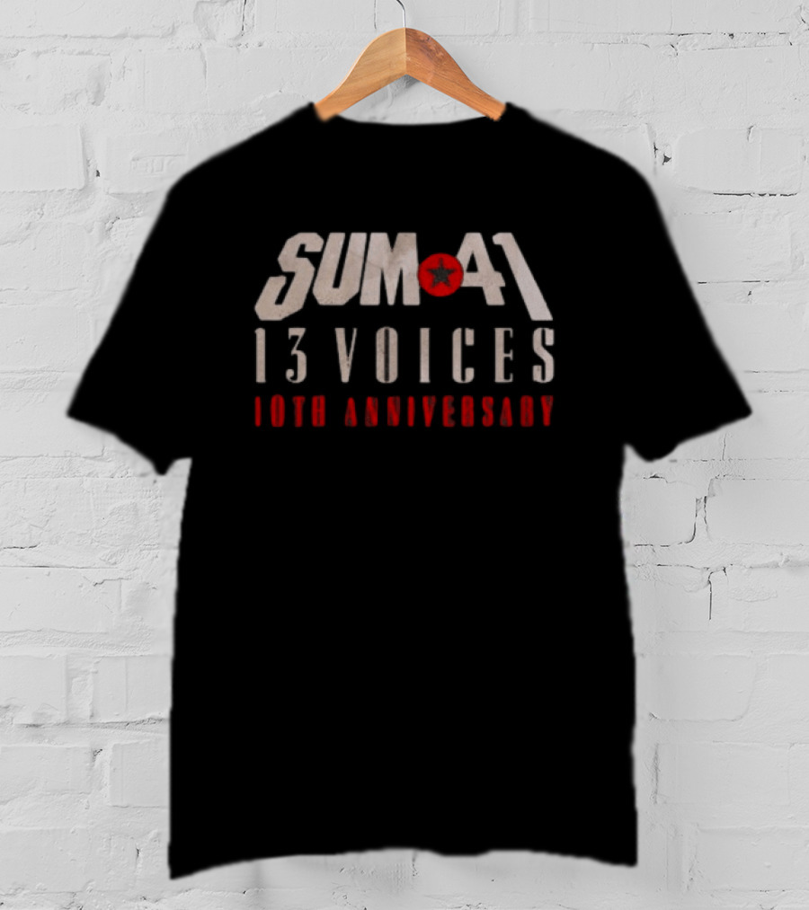 Sum 41 13 Voices 10th Anniversary T-Shirt