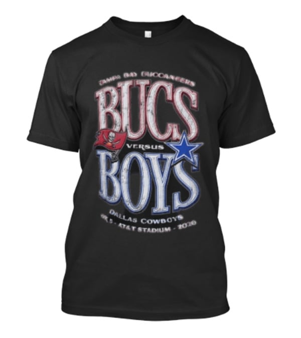 Tampa Bay Buccaneers Dallas Cowboys Bucs Versus Boys AT&T Stadium 2023 T-Shirt