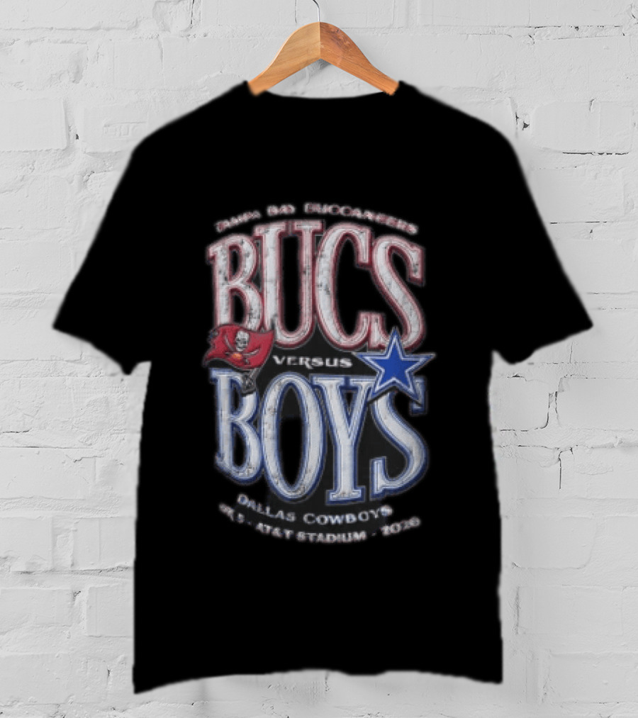 Tampa Bay Buccaneers Dallas Cowboys Bucs Versus Boys AT&T Stadium 2023 T-Shirt