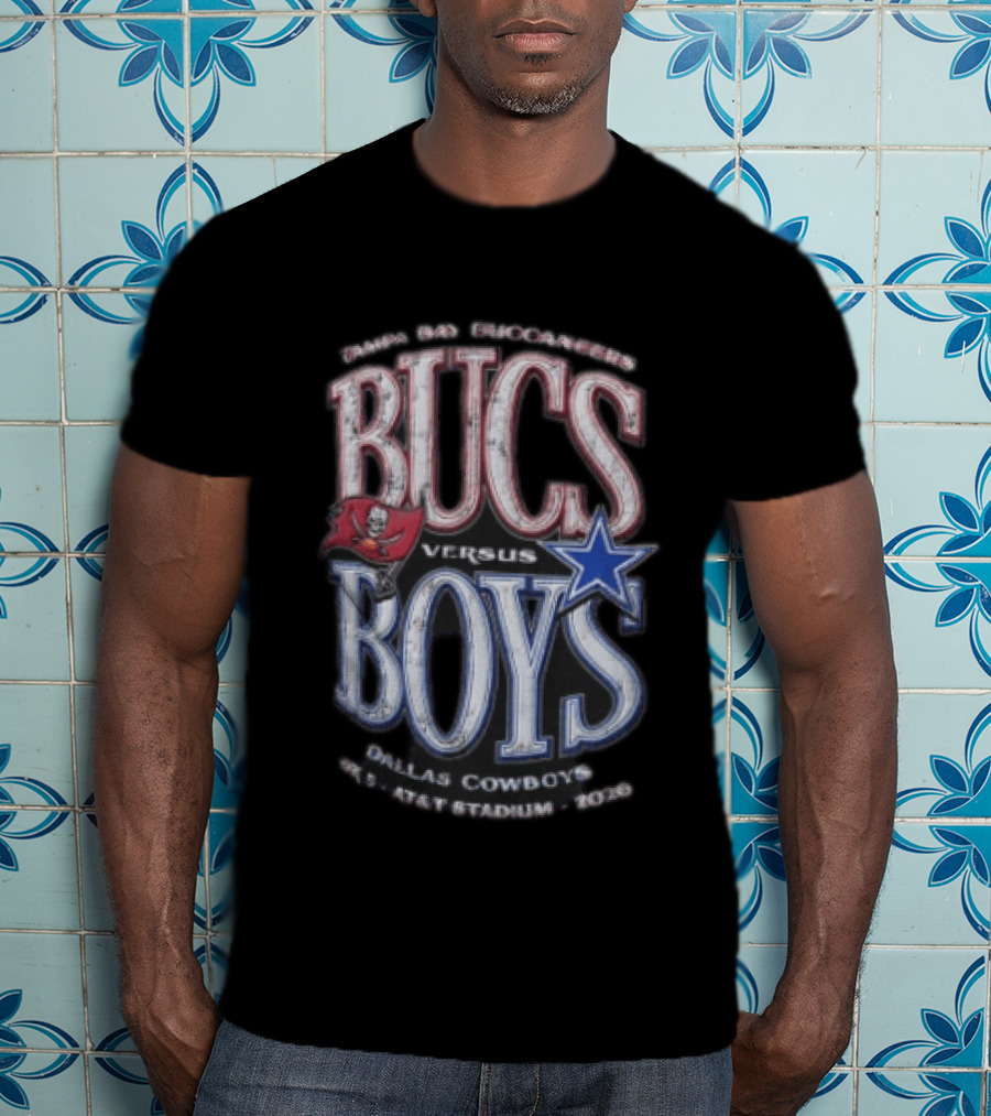 Tampa Bay Buccaneers Dallas Cowboys Bucs Versus Boys AT&T Stadium 2023 T-Shirt