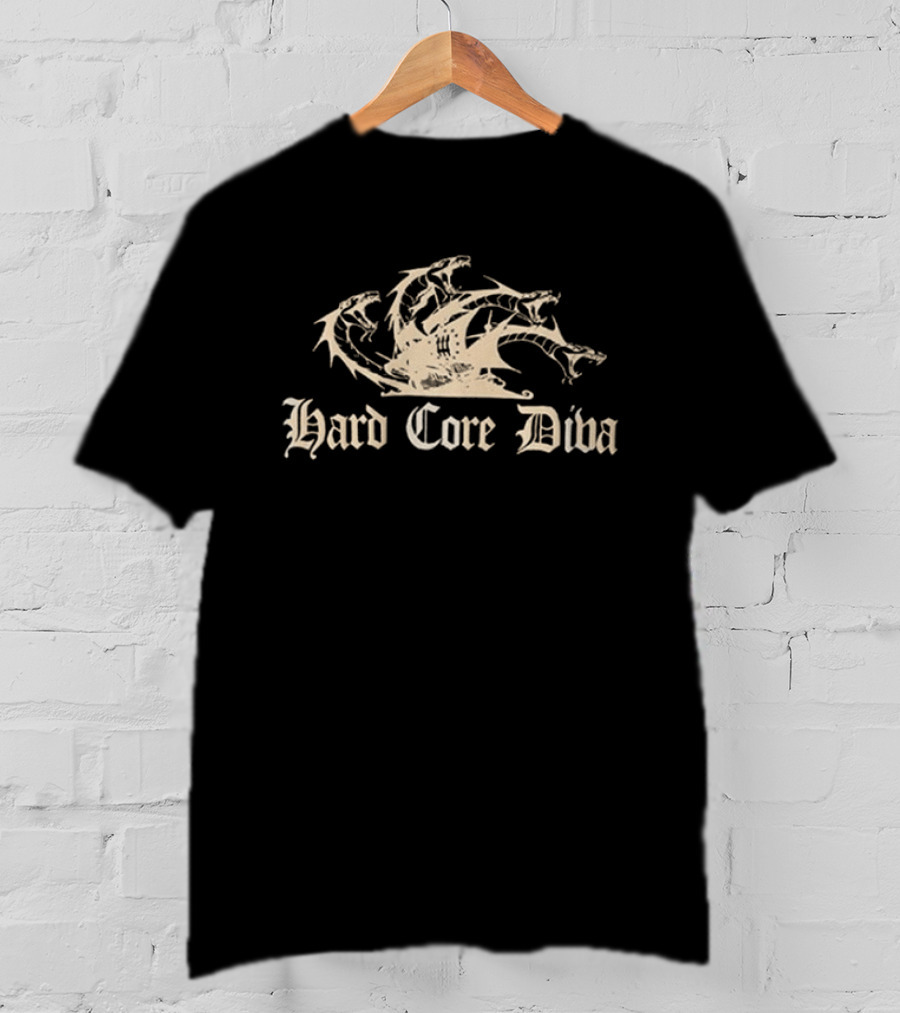 Niteharts Store Hard Core Diva Isoxo H.C.D. Piracy Dragon T-Shirt