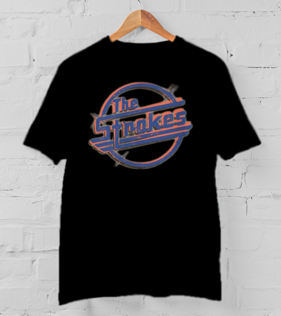 The Strokes New York Vintage Circle Logo Crewneck T-Shirt