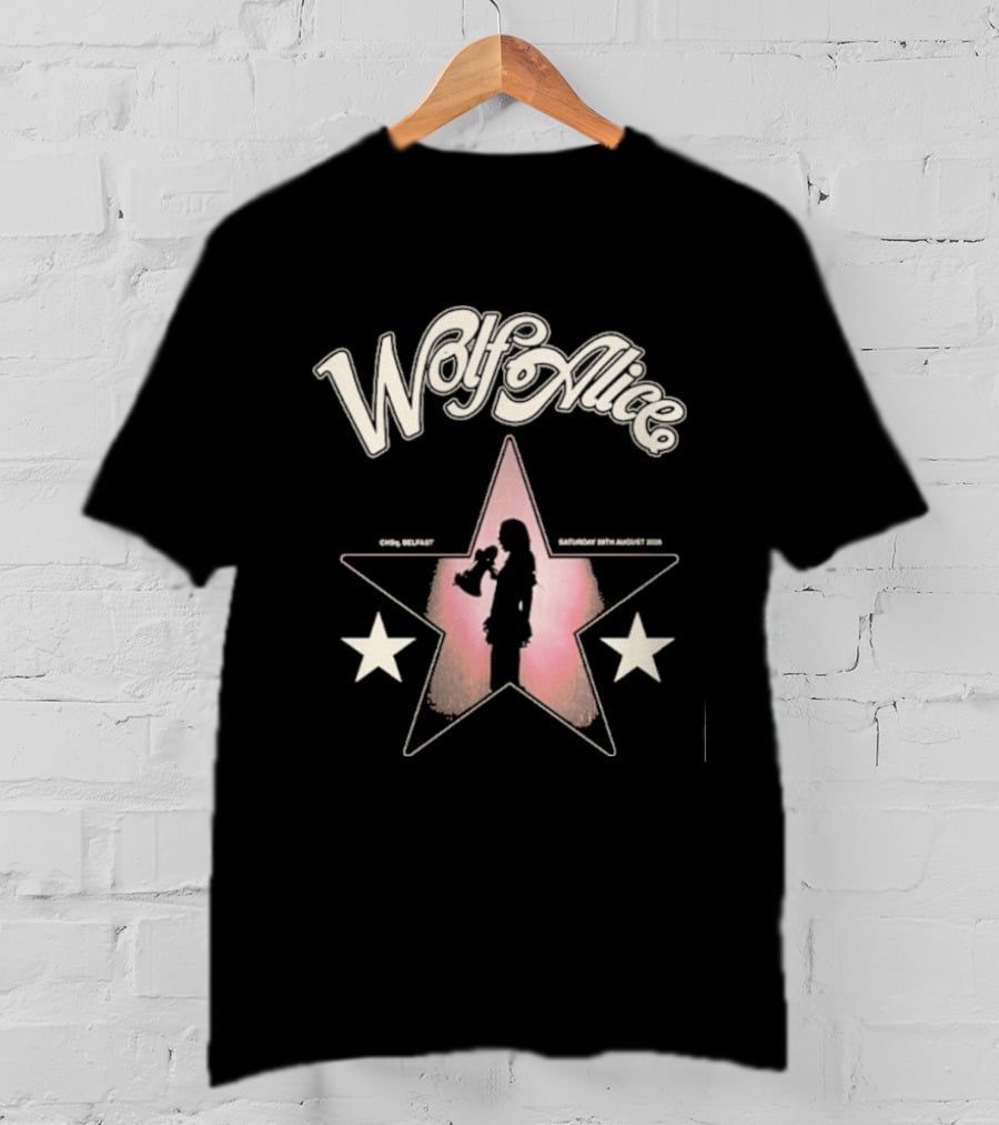 Wolf Alice Belfast Event Star T-Shirt