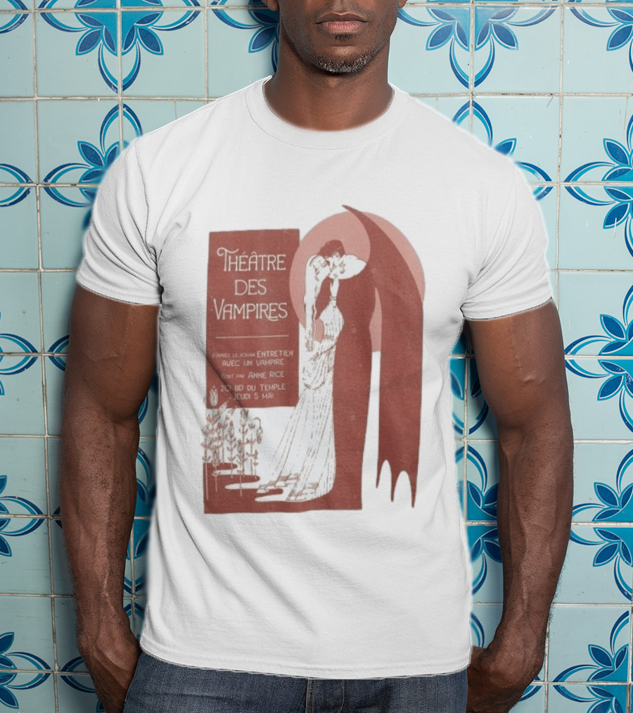 Théâtre Des Vampires Entretien Avec Un Vampire Anne Rice 20 BD Du Temple Jeudi 5 Mai T-Shirt