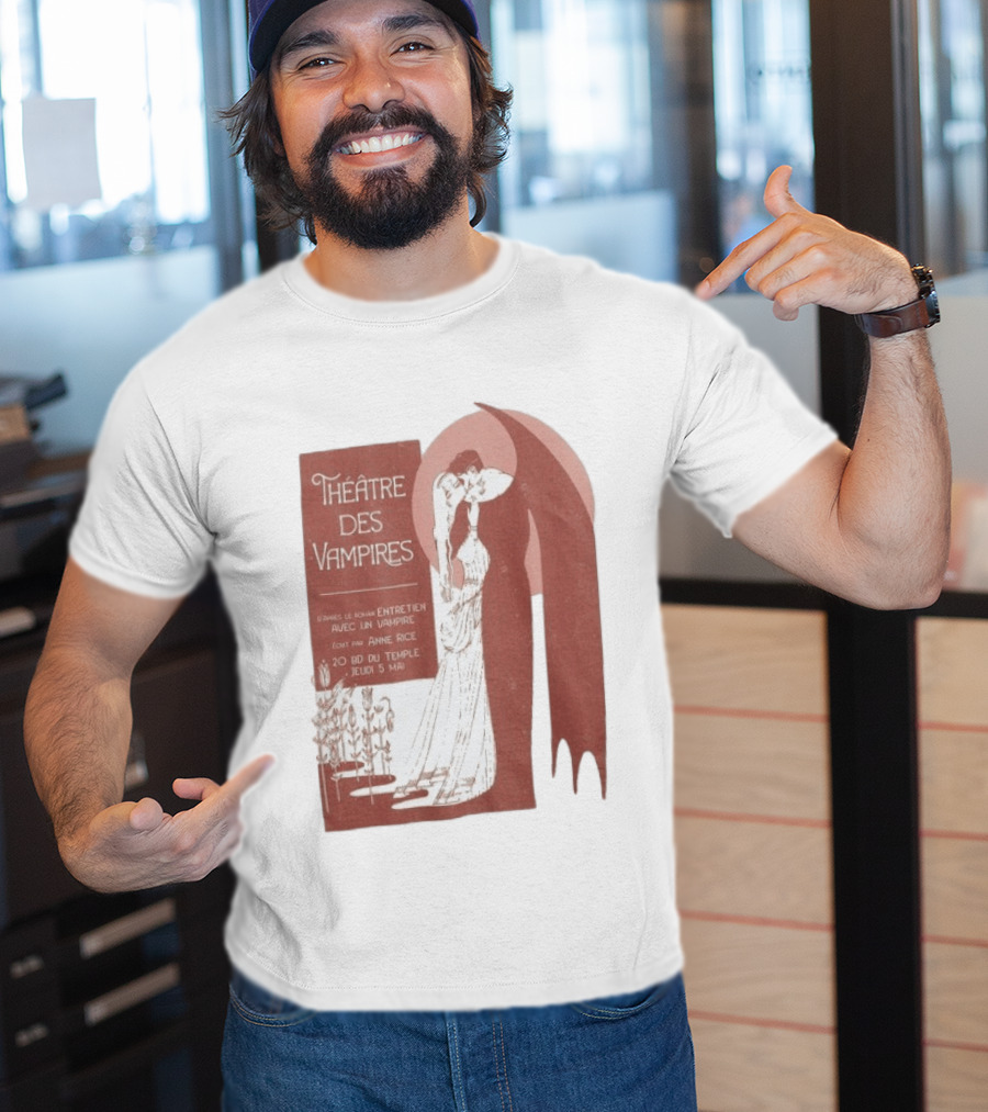 Théâtre Des Vampires Entretien Avec Un Vampire Anne Rice 20 BD Du Temple Jeudi 5 Mai T-Shirt