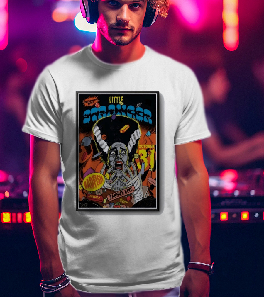 Little Stranger Halloween Night Badfish Jarv Jannus Live October 31 St. Petersburg FL 2026 T-Shirt