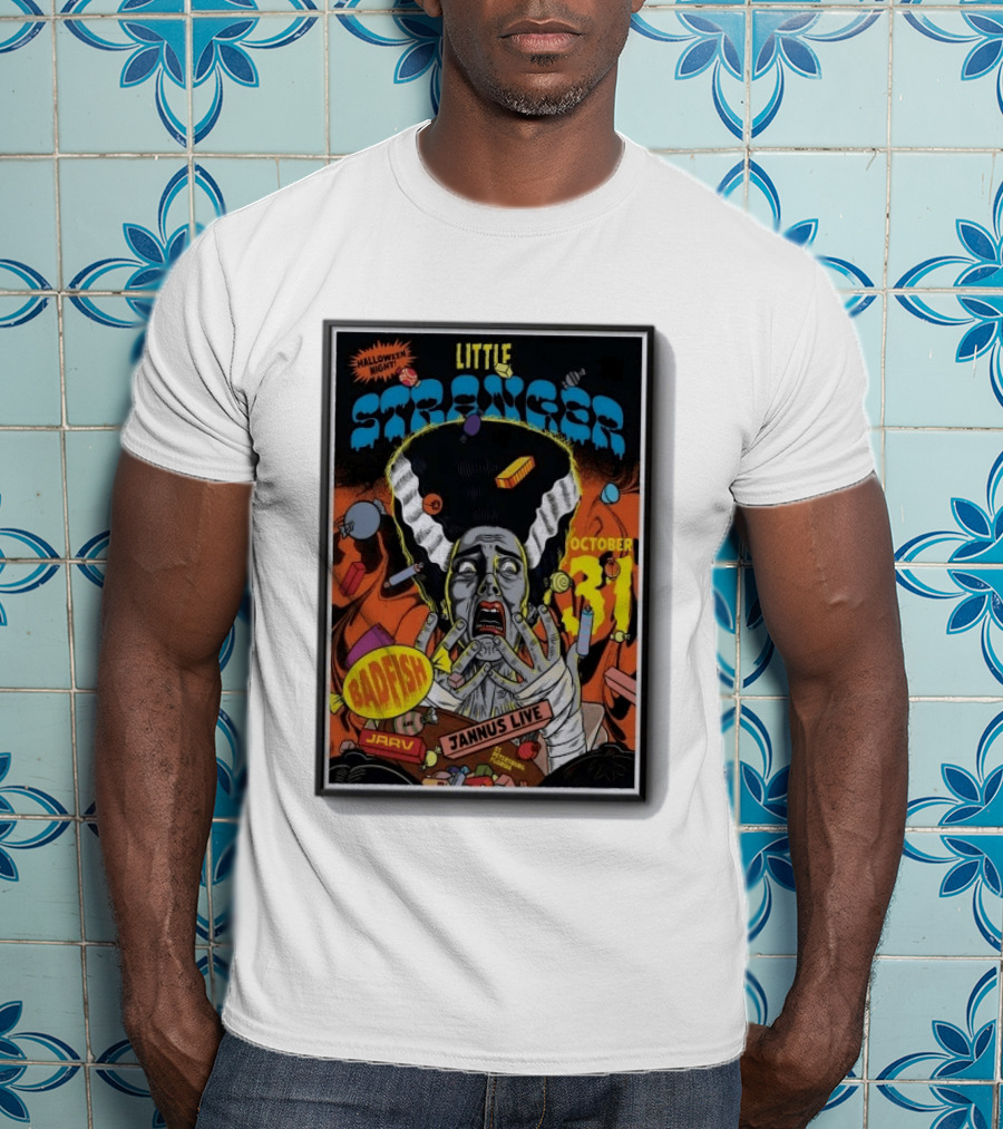 Little Stranger Halloween Night Badfish Jarv Jannus Live October 31 St. Petersburg FL 2026 T-Shirt