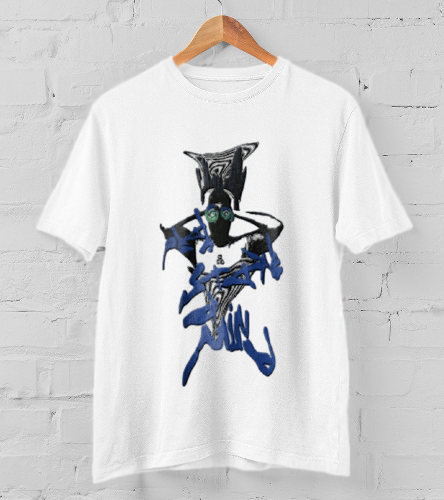 Peak State Of Mind Swirling Eyes Abstract Figure Hands On Head T-Shirt