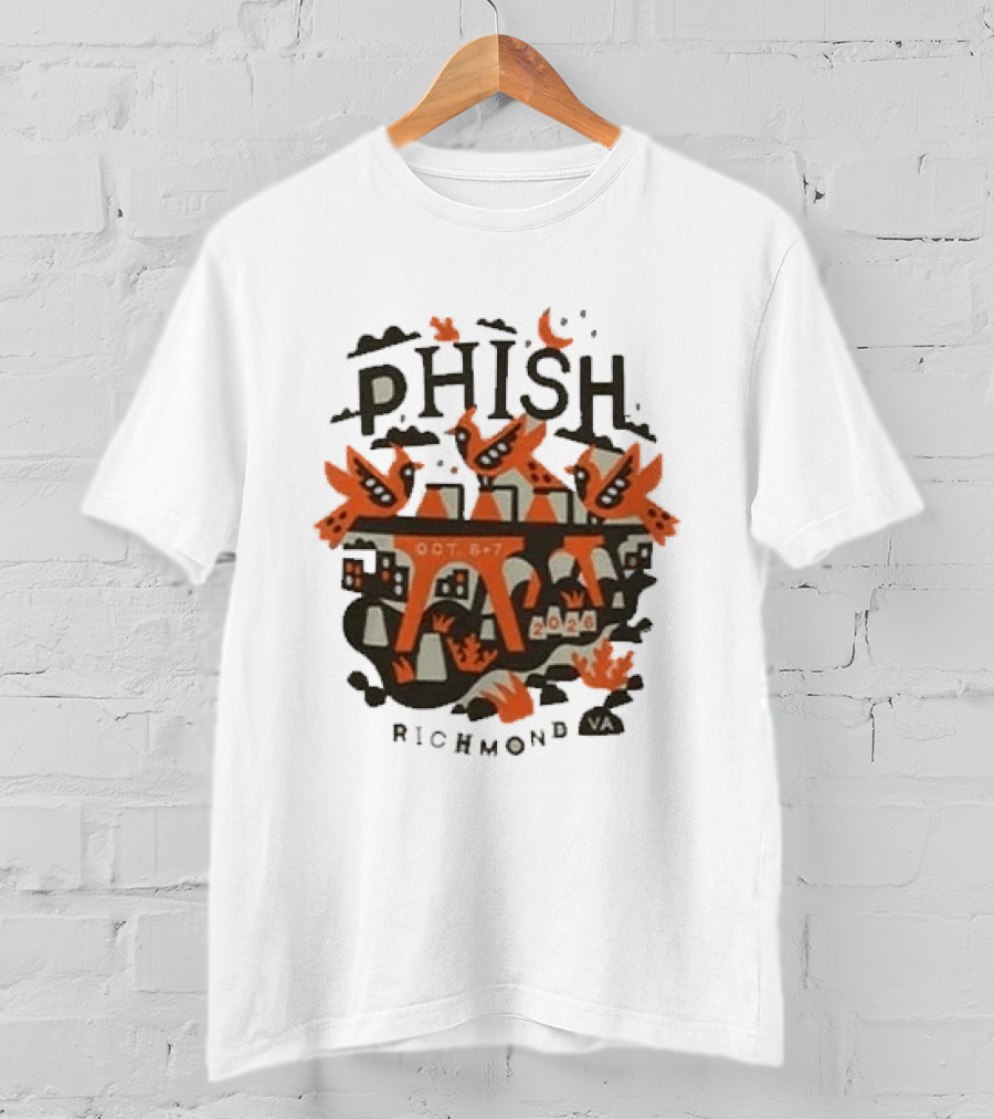 Phish Richmond Fall Oct 7 2020 Event T-Shirt