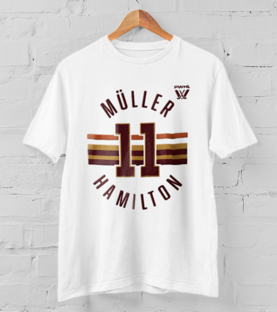 Müller Hamilton 11 Stripes PWHL T-Shirt