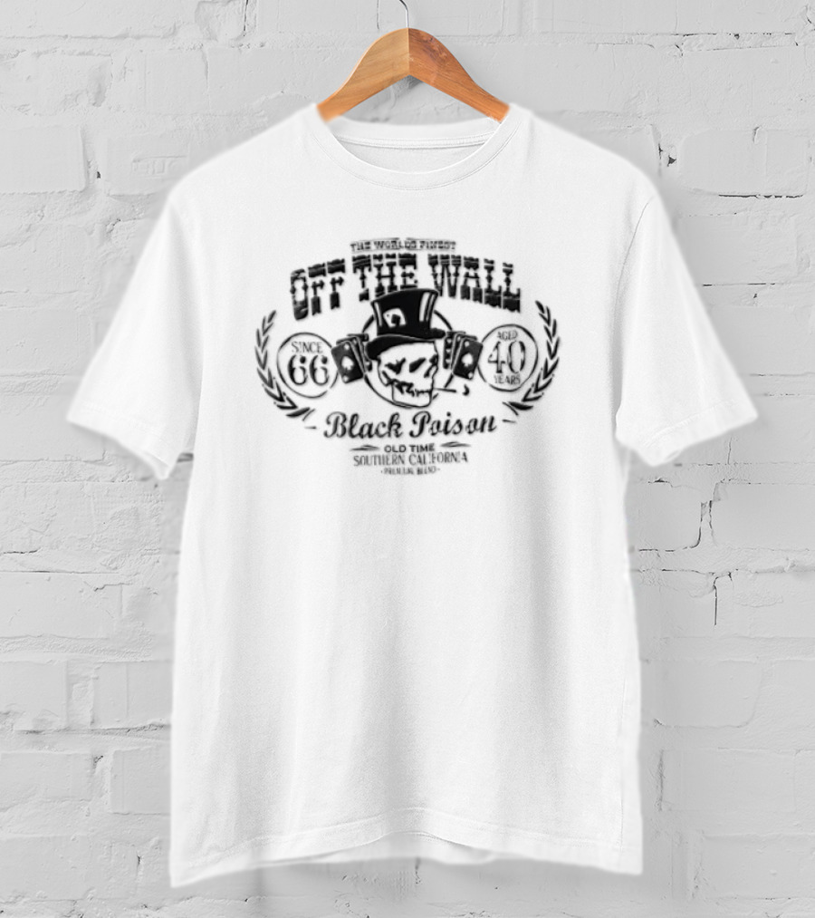 Vans Off The Wall Black Poison The Worlds Finest Since 1966 T-Shirt