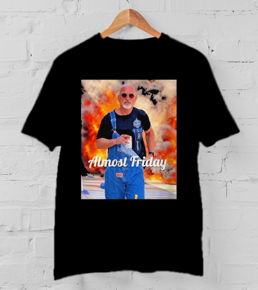 Almost Friday Howie Mandel Clash Explosion Scene T-Shirt